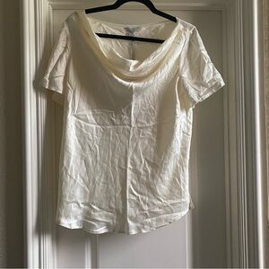 Pure Collection Silk Cowl Neck Blouse